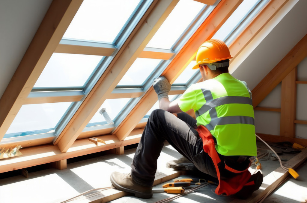 installing a skylight window