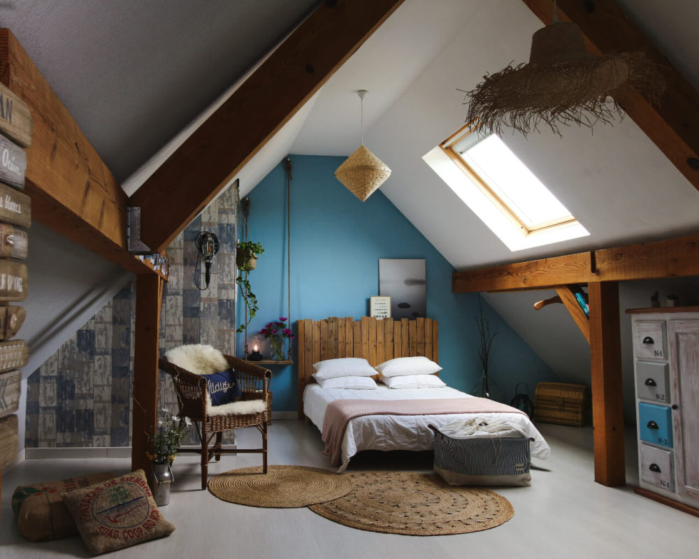 bedroom in attic