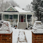 roof covered with snow