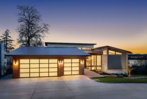 House with metal roof