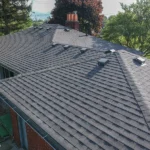 Asphalt roof